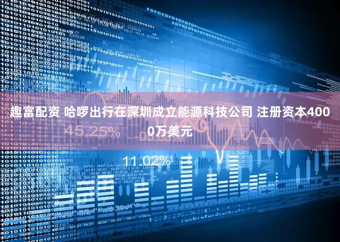 趣富配资 哈啰出行在深圳成立能源科技公司 注册资本4000万美元